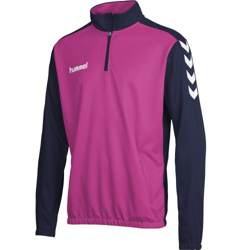 Hummel Core 1/2 Zip Sweat - marine/rose violet (Grösse: M) von Hummel