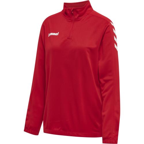 Hummel Core Poly Half Zip Sweatshirt Woman - true red (Grösse: L) von Hummel