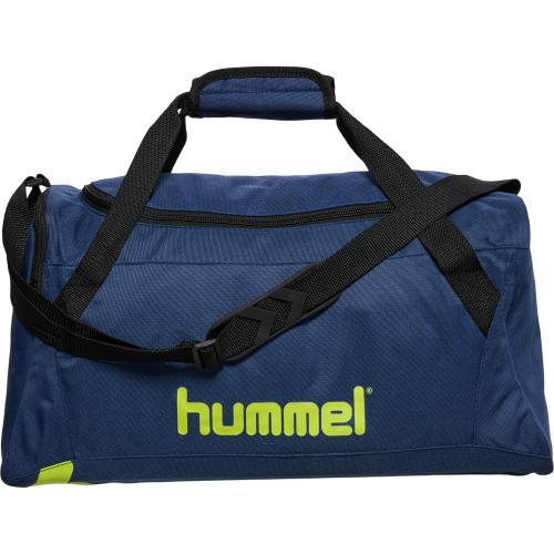 Hummel Core Sports Bag - dark denim/lime punch (Grösse: M) von Hummel