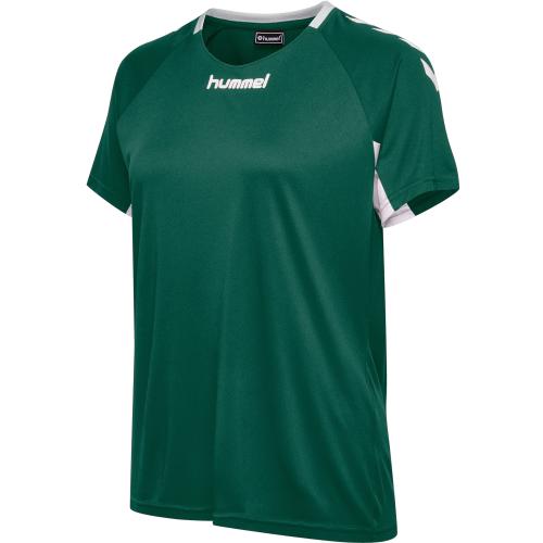 Hummel Core Team Jersey Woman S/S - evergreen (Grösse: L) von Hummel