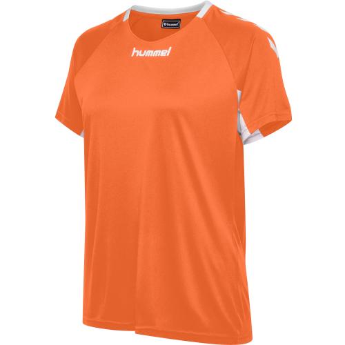 Hummel Core Team Jersey Woman S/S - tangerine (Grösse: M) von Hummel