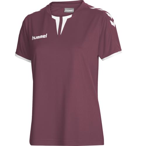 Hummel Core Womens SS Jersey - maroon pr (Grösse: L) von Hummel