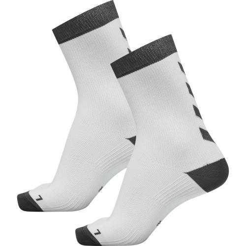 Hummel Element Indoor Sport Sock 2 Pack - white/asphalt (Grösse: 35-38) von Hummel