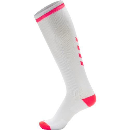 Hummel Elite Indoor Sock High - white/diva pink (Grösse: 46-48) von Hummel