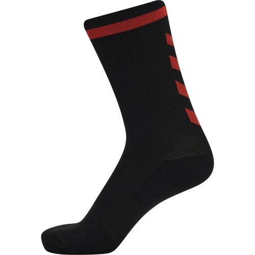 Hummel Elite Indoor Sock Low Pa - black/cherry tomato (Grösse: 46-48) von Hummel