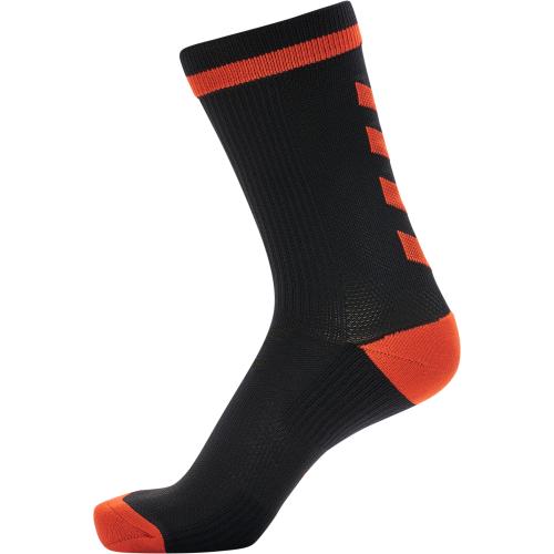 Hummel Elite Indoor Sock Low Pa - black/fiesta (Grösse: 39-42) von Hummel