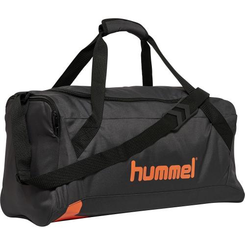 Hummel Hmlaction Sports Bag - forged iron/nasturium (Grösse: L) von Hummel