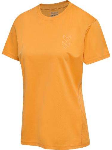 Hummel Hmlactive Pl Jersey S/S Woman - blazing orange (Grösse: S) von Hummel