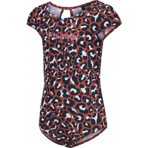 Hummel Hmlagnes Swimsuit - hot sauce (Grösse: 116) von Hummel