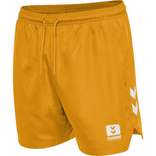 Hummel Hmlaiko Short Board Shorts - dark cheddar (Grösse: L) von Hummel