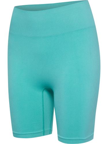 Hummel Hmlalive Seamless High Waist Shorts - pool blue (Grösse: M) von Hummel