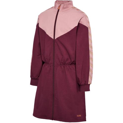 Hummel Hmlalvilda Zip Dress - windsor wine (Grösse: 104) von Hummel