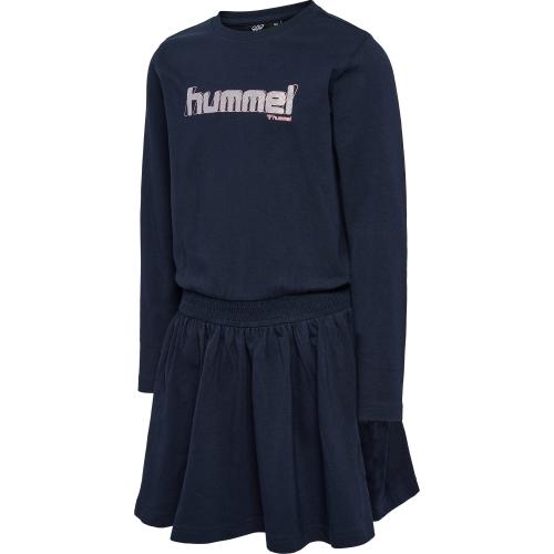 Hummel Hmlaria Dress L/S - black iris (Grösse: 122) von Hummel