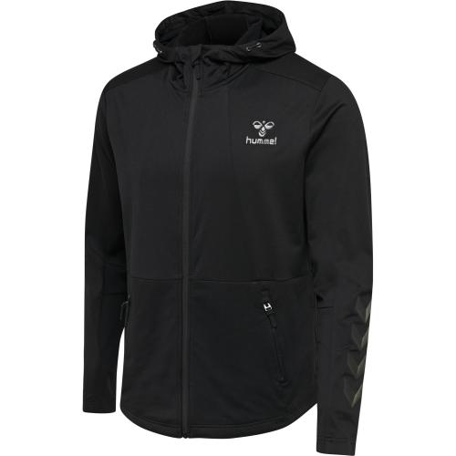 Hummel Hmlaston Zip Hoodie - black (Grösse: 2XL) von Hummel