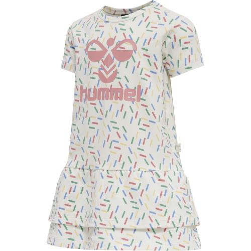 Hummel Hmlaurora Dress S/S - marshmallow (Grösse: 74) von Hummel