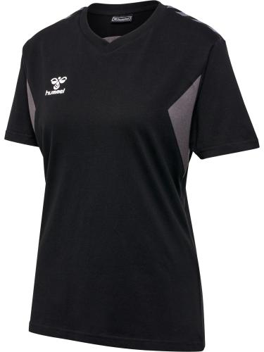 Hummel Hmlauthentic Co T-Shirt S/S Woman - black (Grösse: XS) von Hummel