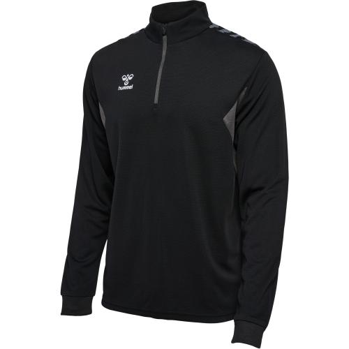 Hummel Hmlauthentic Half Zip Sweat - black (Grösse: M) von Hummel