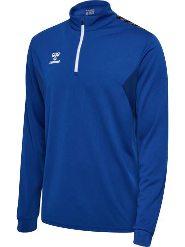 Hummel Hmlauthentic Half Zip Sweat - true blue (Grösse: 2XL) von Hummel