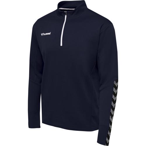 Hummel Hmlauthentic Half Zip Sweatshirt - marine (Grösse: 2XL) von Hummel