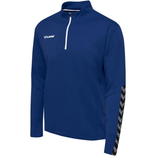 Hummel Hmlauthentic Half Zip Sweatshirt - true blue (Grösse: L) von Hummel