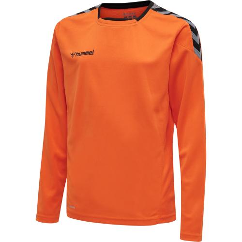 Hummel Hmlauthentic Kids Poly Jersey L/S - tangerine (Grösse: 116) von Hummel