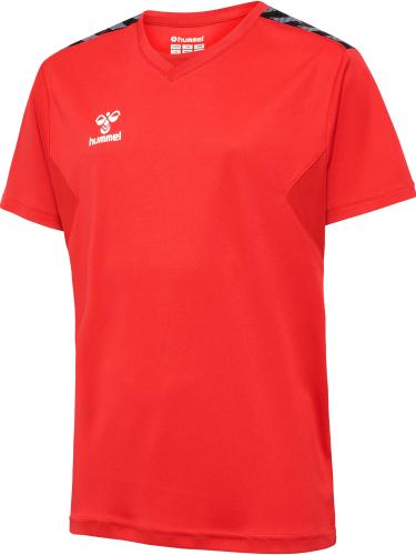 Hummel Hmlauthentic Pl Jersey S/S Kids - true red (Grösse: 164) von Hummel