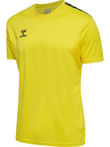 Hummel Hmlauthentic Pl Jersey S/S - blazing yellow (Grösse: M) von Hummel