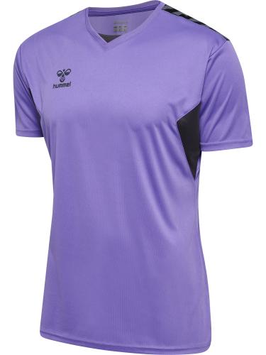 Hummel Hmlauthentic Pl Jersey S/S - dahlia purple/asphalt (Grösse: 2XL) von Hummel