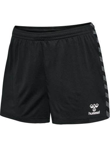 Hummel Hmlauthentic Pl Shorts Woman - black (Grösse: 2XL) von Hummel