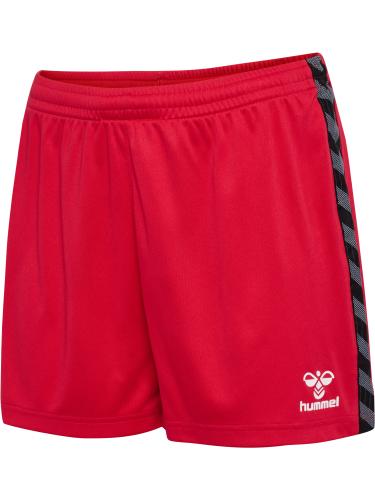 Hummel Hmlauthentic Pl Shorts Woman - true red (Grösse: M) von Hummel