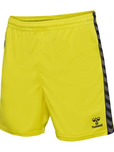 Hummel Hmlauthentic Pl Shorts - blazing yellow (Grösse: 3XL) von Hummel