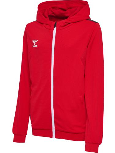 Hummel Hmlauthentic Pl Zip Hoodie Kids - true red (Grösse: 152) von Hummel