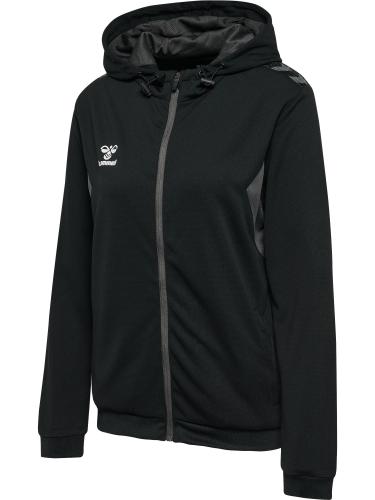 Hummel Hmlauthentic Pl Zip Hoodie Woman - black (Grösse: XS) von Hummel