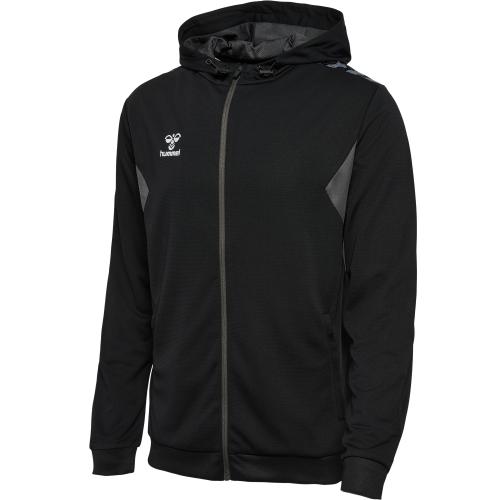 Hummel Hmlauthentic Pl Zip Hoodie - black (Grösse: 3XL) von Hummel