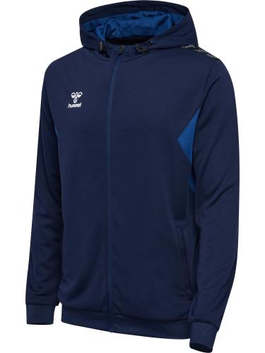 Hummel Hmlauthentic Pl Zip Hoodie - marine (Grösse: L) von Hummel