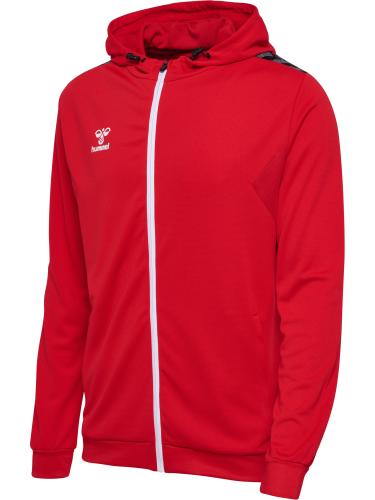 Hummel Hmlauthentic Pl Zip Hoodie - true red (Grösse: 2XL) von Hummel