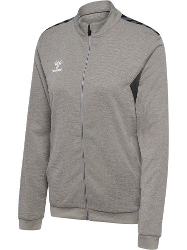 Hummel Hmlauthentic Pl Zip Jacket Woman - grey melange (Grösse: 2XL) von Hummel