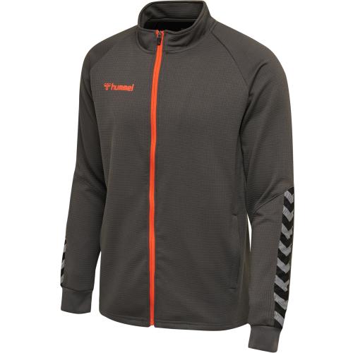 Hummel Hmlauthentic Poly Zip Jacket - asphalt (Grösse: S) von Hummel