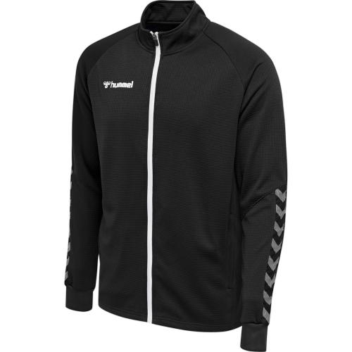 Hummel Hmlauthentic Poly Zip Jacket - black/white (Grösse: S) von Hummel