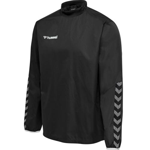 Hummel Hmlauthentic Wind Breaker - black/white (Grösse: L) von Hummel