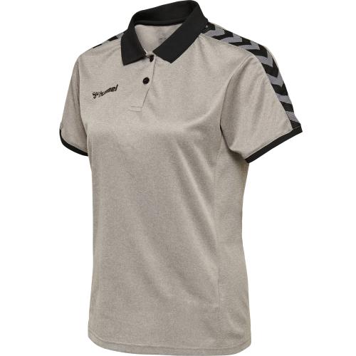 Hummel Hmlauthentic Woman Functional Polo - grey melange (Grösse: L) von Hummel