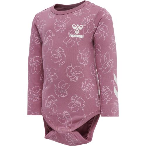 Hummel Hmlbeatrix Body L/S - heather rose (Grösse: 92) von Hummel