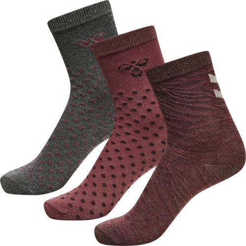 Hummel Hmlbeta Sock 3-Pack - roan rouge (Grösse: 24-27) von Hummel