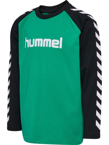 Hummel Hmlboys T-Shirt L/S - pepper green (Grösse: 140) von Hummel