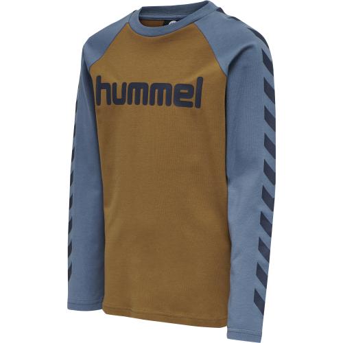 Hummel Hmlboys T-Shirt L/S - rubber/china blue (Grösse: 110) von Hummel