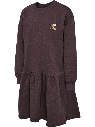 Hummel Hmlcarola Dress L/S - raisin (Grösse: 104) von Hummel