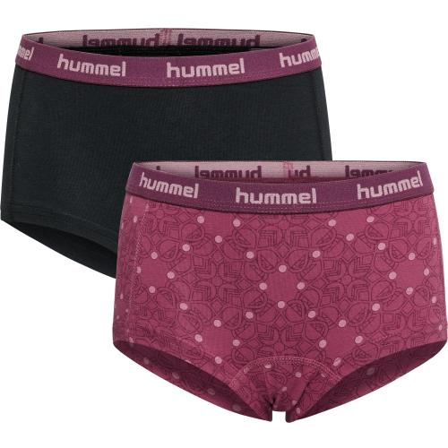 Hummel Hmlcarolina Hipsters 2-Pack - earth red (Grösse: 110/116) von Hummel