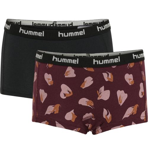 Hummel Hmlcarolina Hipsters 2-Pack - windsor wine (Grösse: 110/116) von Hummel