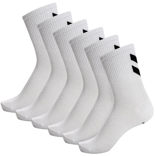 Hummel Hmlchevron 6-Pack Socks - white (Grösse: 36-40) von Hummel