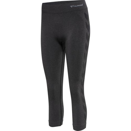 Hummel Hmlci Seamless 3/4 Tights - black melange (Grösse: XS) von Hummel